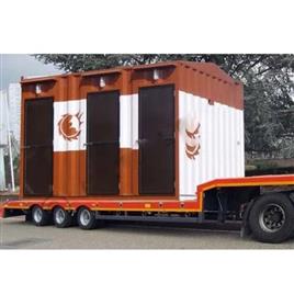 Gi Portable Luxury Toilet Cabin, Shape: Rectangular