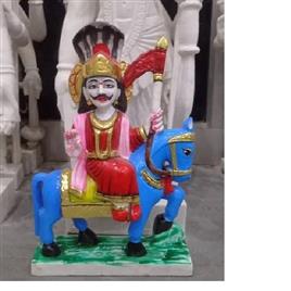 Goga Ji Marble Moorti Marble Goga Ji Murti, Usage/Application: Worship