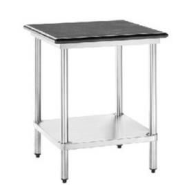 Granite Top Work Table, Product Material with Specification: Stainless Steel and Granite