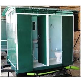 Green Colour Frp Portable Mobile Toilet 2