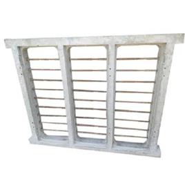 Grey Concrete Cement Window Frame, Material: Concrete Cement