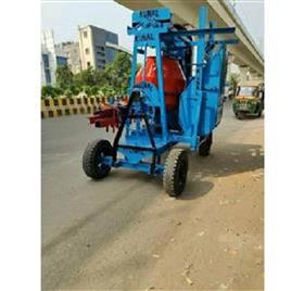 Half Bag Lift Concrete Mixer, Material: Mild Steel