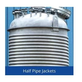 Half Pipe Jacket, Capacity: >10000 L