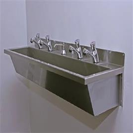 Hand Wash Trough, Material: stainless steel
