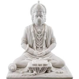 Hanuman White Marble Statues