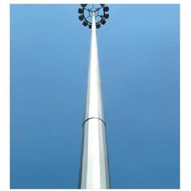 High Mast Lighting Pole 5, Material: Mild Steel