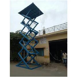 High Rise Scissor Lift In Bengaluru Urban Forcelift Material Movements, Material: Mild Steel