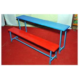 High School Benches, Product Type: Dual Desk Bench