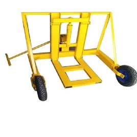 Hydraulic Brick Sifting Trolley, Max Height: 3 feet