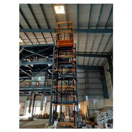 Hydraulic Double Mast Goods Lift With Structure, Structure: Double Mast