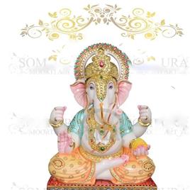 India Marble Ganesha Moorti