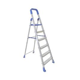 Industrial Aluminium Step Ladder, Foldable: Foldable