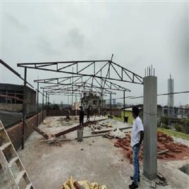 Industrial Rooftop Shed, Roofing Type: Color Sheet