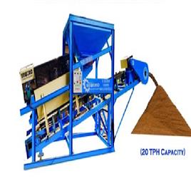 Inline Rotary Sand Screening Machine, Body Material: Mild Steel