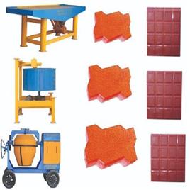 Interlocking Concrete Blocks Making Machine In Gautam Buddha Nagar Asian Tile Machine, Capacity: 1000-1500 Blocks per hour