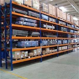 Warehouse Storage Racks - Metal Construction, Red and Blue Finish | Heavy Duty Framework, High Load Capacity, Modular Design, Easy Assembly, Space-Efficient Layout, Corrosion-Resistant, Durable and Robust