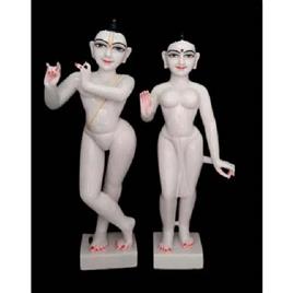 Iskcon Radha Krishna Marble Statue