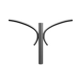 Kda 08 Double Arm Bracket, Material: Mild Steel