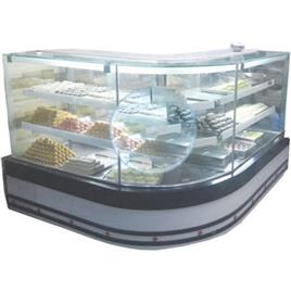 L Shape Sweet Display Counter 2, No. of Shelves: 3 Shelves