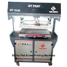 Label Sticker Flat Screen Printing Machine, Sheet Size: 15x20