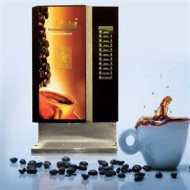 Latte Coffee Vending Machine, Material: Stainless Steel