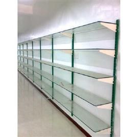 Layer Glass Wall Display Shelves, Height (In Feet): 6 Feet