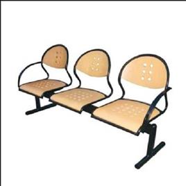 Lb02 Wooden Waiting Chair, Seating Capacity: 3