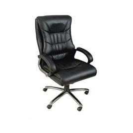 Leather Black Boss Chair, Height Adjustable: Yes