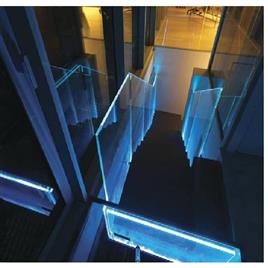 Led Glass Railing, Glass Type: Tempered Glass