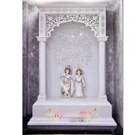 Length White Marble Home Temple