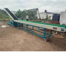 Loading Conveyor System With Flat Conveyor, Type: Hydraulic Conveyor