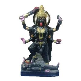 Ma Kali Black Statue, Material: Black Marble