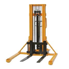 Manual Hydraulic Straddle Stacker, Material: Mild Steel