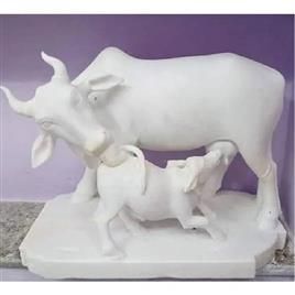 Marble Cow Statue