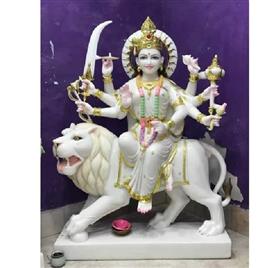 marble durga statue