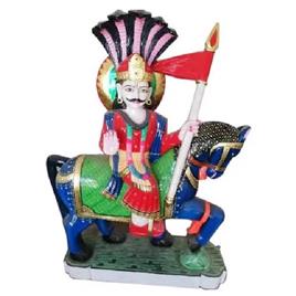 Marble Goga Jaharveer Statue