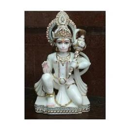 Marble Hanuman Statue 6, Material: marble