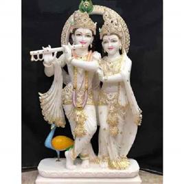 Marble Jugal Jodi Radha Krishna Statue 2