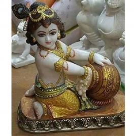 Marble Krishna Statue 6