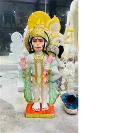 Marble Murti Hanuman Murti Marble Hasirbad Hanuman Murti