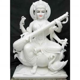 Marble Saraswati Statue 4