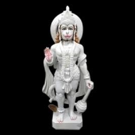 Marble Standing Hanuman Statue 2