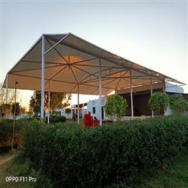 Membrane Tensile Roofing Structure, Position: Exterior