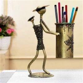 Metal Mother And Baby Pen Holder, Is It Polished	 YES: YES