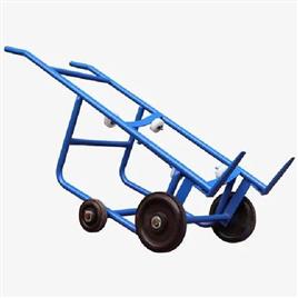 Mild Steel Drum Trolley Four Wheel, Capacity: 200-400 kg