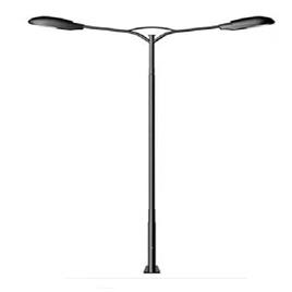 Mild Steel Dual Arm Ms Street Light Pole, Usage/Application: Highway