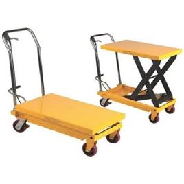 Mild Steel Hydraulic Scissor Lift Table, Capacity: 300 Kg Approx