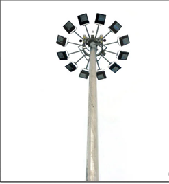 Mild Steel Polygonal High Mast Lighting Pole In Kolkata Bp Electrotech, Pole Type: Polygonal