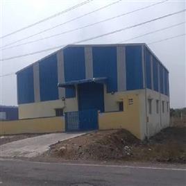 Mild Steel Prefabricated Factory Shed In Vadodara Ansari Fabrication Works, Finishing Type: Color Coated