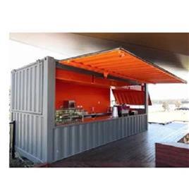 Mild Steel Shop Portable Cabin, Surface Finish: Paint Coated